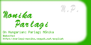 monika parlagi business card