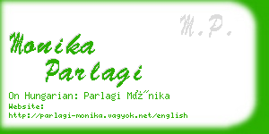 monika parlagi business card